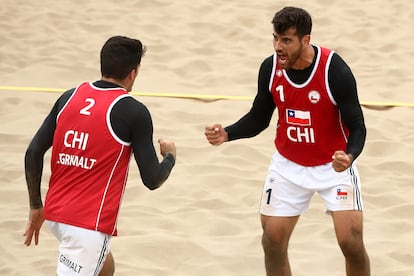Marco et Esteban Grimalt aux Jeux panaméricains de Lima 2019.