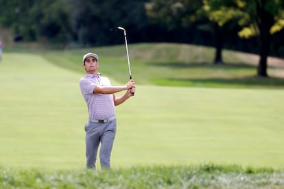 Joaquín Niemann lors d'un tournoi dans l'Illinois (USA), en août 2020.