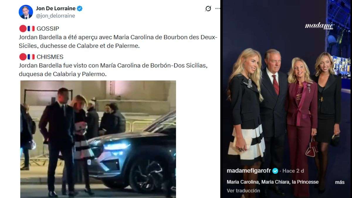 Jordan Bardella et María Carolina de Borbón-Two Sicilias sont sortis ensemble