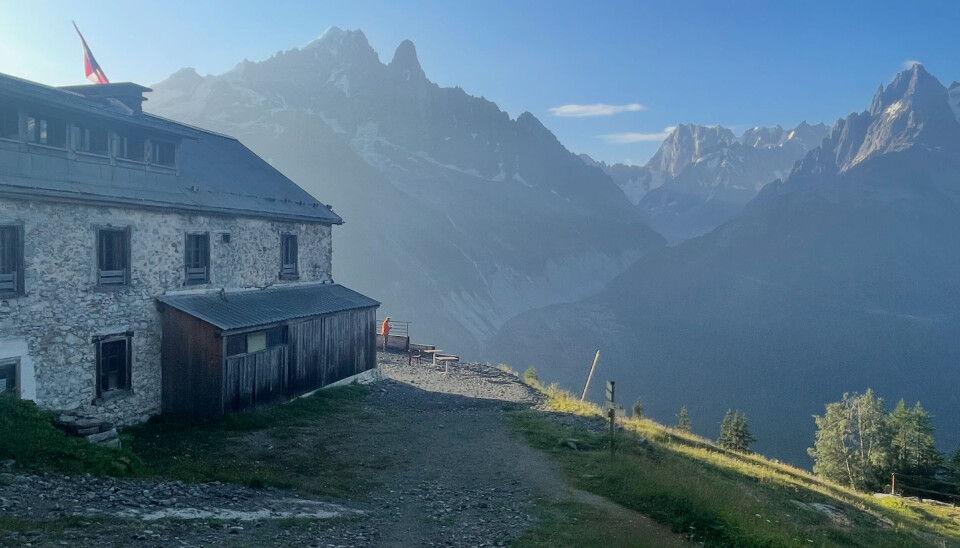Vue depuis le Refuge La Flégère au-dessus de Chamonix