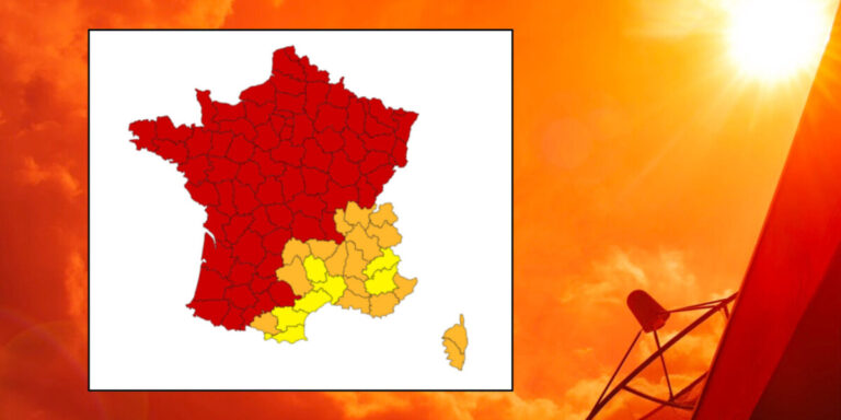 Canicule en France : 72 départements placés en alerte rouge
