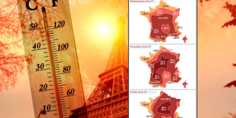 Carte canicule en France : où les températures pourraient atteindre 40°C ce week-end