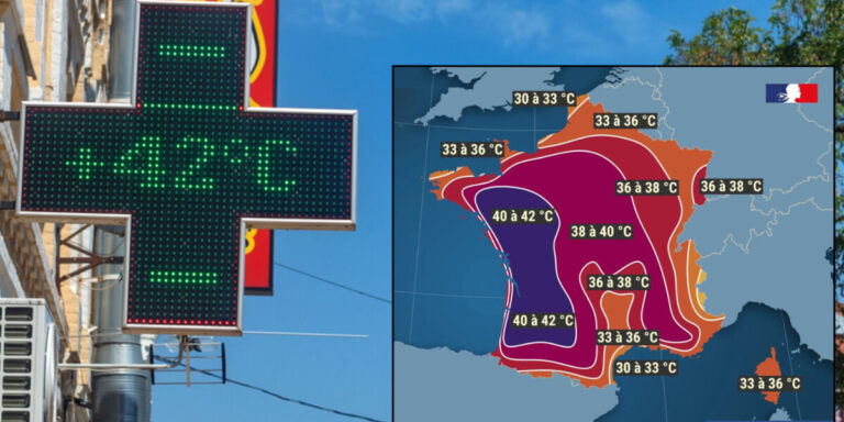 Mise à jour le 23 juin : 58 départements français en alerte rouge canicule