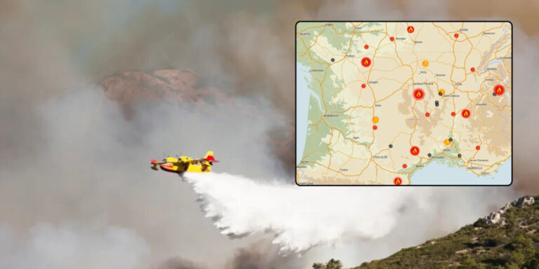 Carte en direct : Où sont les incendies de forêt en France aujourd’hui ?