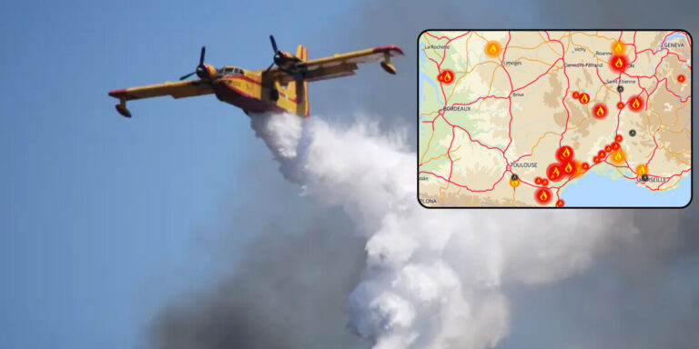 Carte en direct : Où sont les incendies de forêt en France aujourd’hui ?