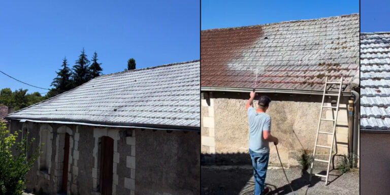 Le propriétaire d&rsquo;un hôtel en Dordogne rafraîchit les chambres de 4 à 5°C en peignant le toit à la chaux