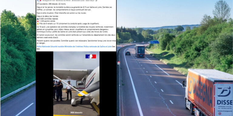 Les infractions routières courantes désormais détectées du ciel en Bourgogne