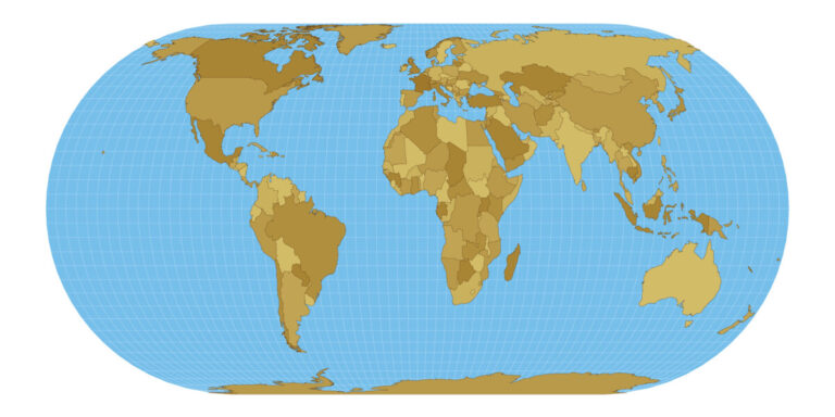 La France adopte une nouvelle carte du monde, à la suite de Mercator