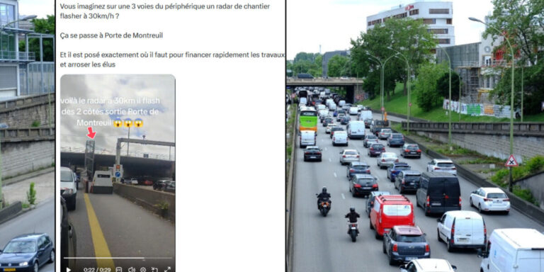 Les automobilistes en colère alors que le nouveau radar parisien clignote à seulement 30 km/h