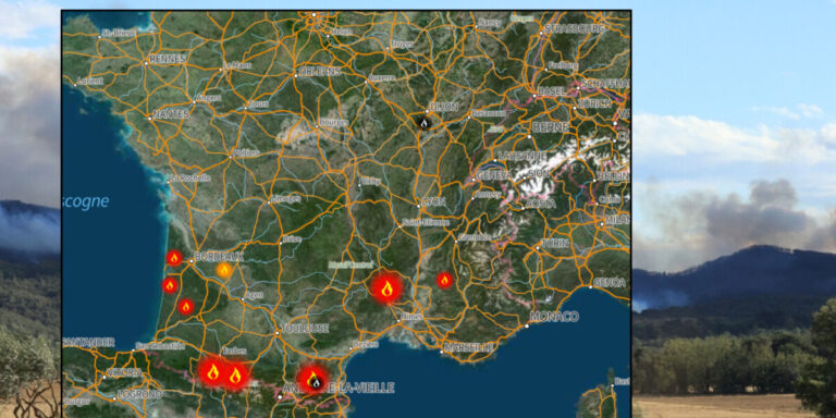 Un nouvel incendie de forêt se propage sur 225 hectares dans le sud de la France