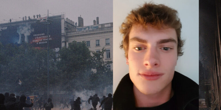 « De la fumée a rempli le ciel » – Le récit d&rsquo;un étudiant britannique sur la violence lors des manifestations à Lyon