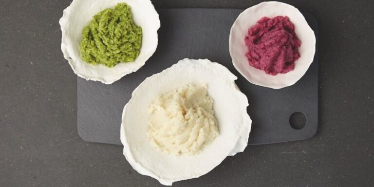 Recette : Purées de brassica d&rsquo;automne multicolores