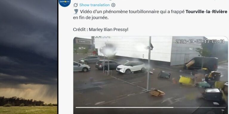 Vidéo : une tornade endommage 35 maisons en Normandie